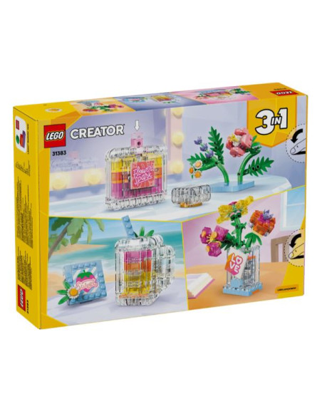 PROFUMO CON DECORAZIONE FLOREALE