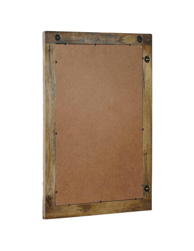Specchio da parete Rettangolare Marrone Noce 70 x 50 cm
