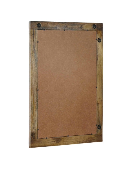 Specchio da parete Rettangolare Marrone Noce 70 x 50 cm
