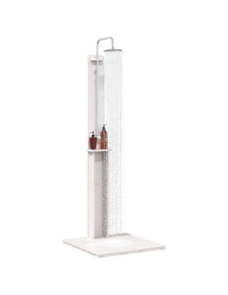 Doccia da esterno Bianco 75 x 76 x 217 cm