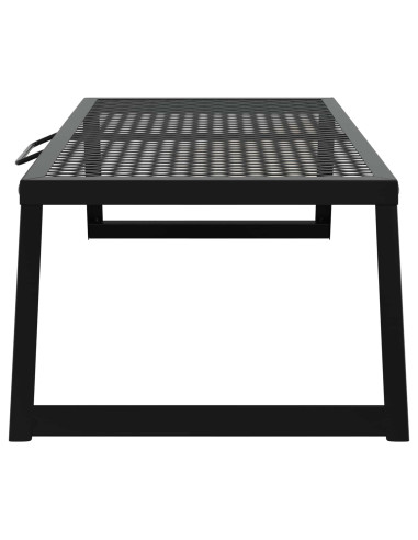Griglia da Campeggio Pieghevole Nero 58 x 31 x 2 cm