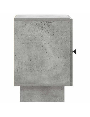 Armadio da Notte Grigio Cemento 43 x 34,5 x 50 cm