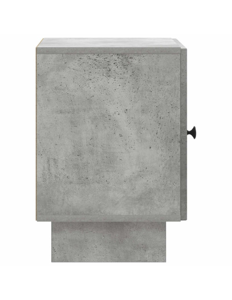 Armadio da Notte Grigio Cemento 43 x 34,5 x 50 cm