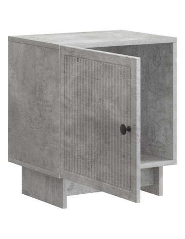 Armadio da Notte 2 pcs Grigio Cemento 43 x 34,5 x 50 cm