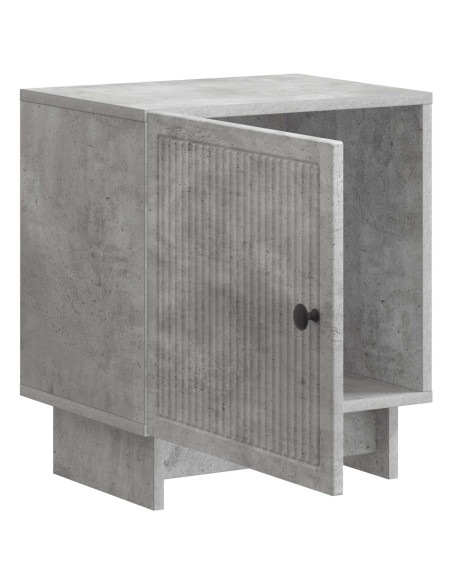 Armadio da Notte 2 pcs Grigio Cemento 43 x 34,5 x 50 cm