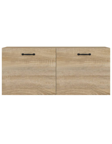 Mobile a Parete Rovere Sonoma 80x36,5x35 cm Legno Multistrato