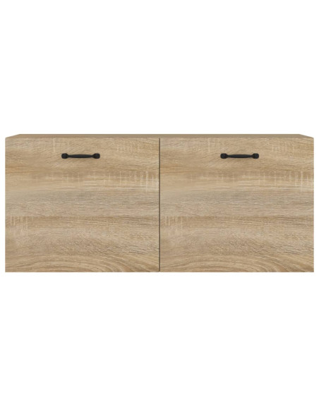 Mobile a Parete Rovere Sonoma 80x36,5x35 cm Legno Multistrato
