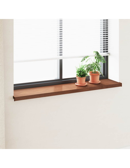 Soglia della Finestra Legno Marrone 140 x 35 x 4,5 cm PVC