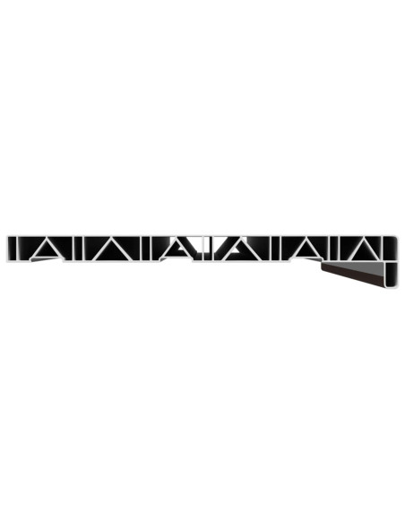 Soglia della Finestra Legno Marrone 100 x 30 x 4,5 cm PVC