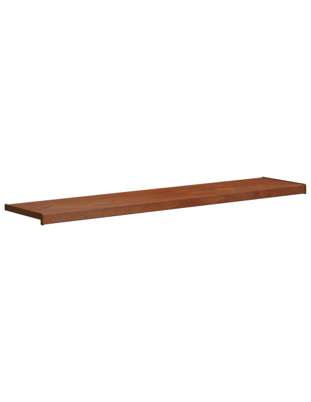 Soglia della Finestra Legno Marrone 120 x 30 x 4,5 cm PVC