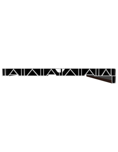 Soglia della Finestra Legno Marrone 120 x 35 x 4,5 cm PVC