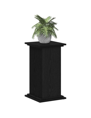 Supporto per piante Rovere Nero 33 x 33 x 60 cm