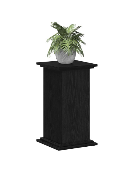 Supporto per piante Rovere Nero 33 x 33 x 60 cm