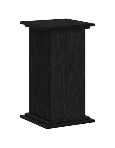 Supporto per piante Rovere Nero 33 x 33 x 60 cm