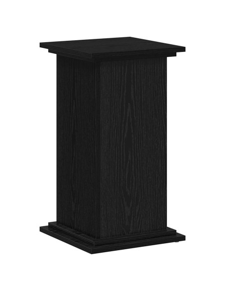 Supporto per piante Rovere Nero 33 x 33 x 60 cm