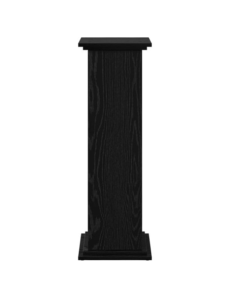 Supporto di esposizione con porta Rovere Nero 31 x 30 x 90 cm