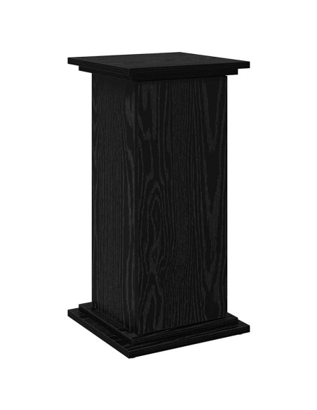 Supporto di esposizione con porta Rovere Nero 31 x 30 x 60 cm