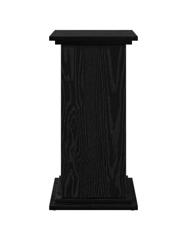 Supporto di esposizione con porta Rovere Nero 31 x 30 x 60 cm