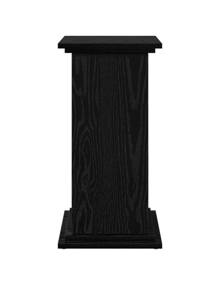 Supporto di esposizione con porta Rovere Nero 31 x 30 x 60 cm
