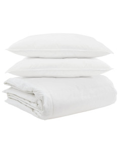 Set di Piumoni con cuscino 3 pcs Bianco Piuma d'anatra 2