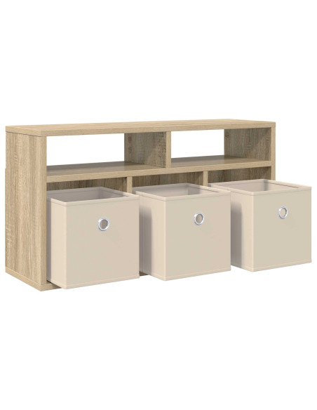 Lowboard con cassetto Rovere Sonoma 72 x 22,5 x 38 cm