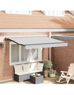 Struttura della tenda Antracite 3,5 x 2 m Metallo