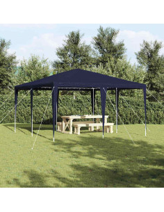 Tenda Party Blu 400 x 400 x 266 cm Polietilene e Acciaio