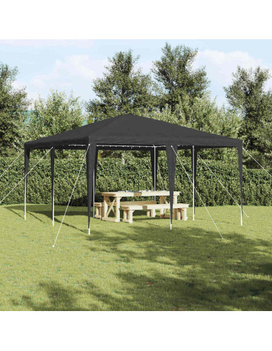 Tenda Party Antracite 400 x 400 x 266 cm Polietilene e Acciaio