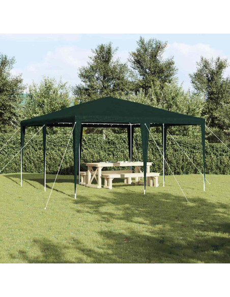 Tenda Party Verde 400 x 400 x 266 cm Polietilene e Acciaio