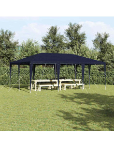 Tenda Party Blu 600 x 400 x 266 cm Polietilene e Acciaio