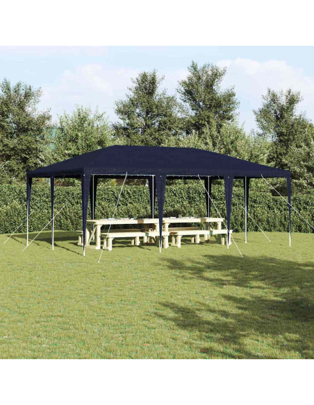 Tenda Party Blu 600 x 400 x 266 cm Polietilene e Acciaio