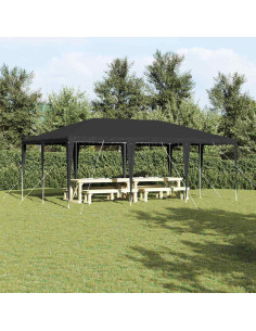 Tenda Party Antracite 600 x 400 x 266 cm Polietilene e Acciaio
