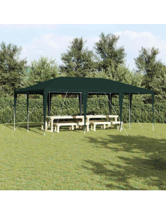 Tenda Party Verde 600 x 400 x 266 cm Polietilene e Acciaio