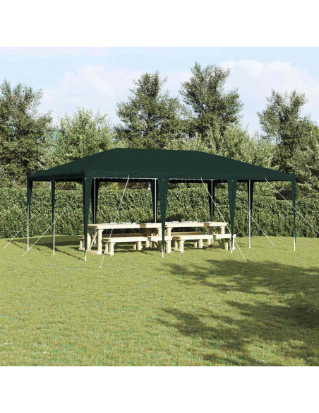 Tenda Party Verde 600 x 400 x 266 cm Polietilene e Acciaio