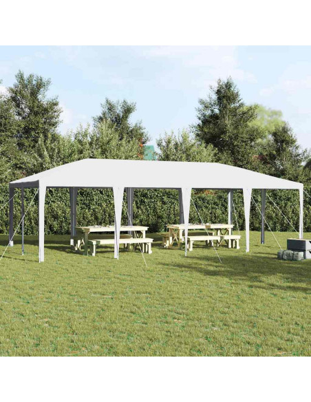 Tenda Party Bianco 800 x 400 x 266 cm Polietilene e Acciaio