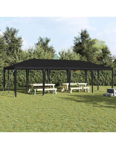 Tenda Party Antracite 800 x 400 x 266 cm Polietilene e Acciaio