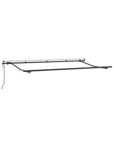 Struttura della tenda Antracite 4 x 2 m Metallo 2