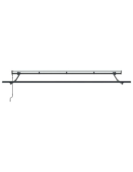 Struttura della tenda Antracite 4 x 2 m Metallo