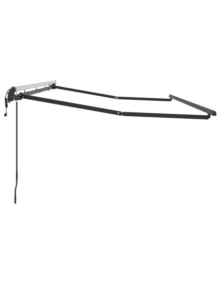 Struttura della tenda Antracite 4 x 2 m Metallo