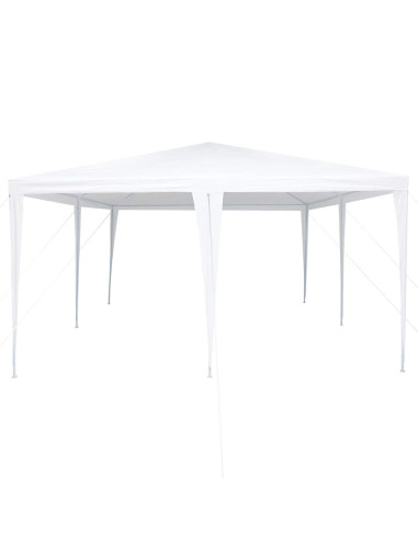 Tenda Party Bianco 400 x 400 x 266 cm Polietilene e Acciaio