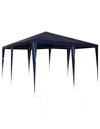 Tenda Party Blu 400 x 400 x 266 cm Polietilene e Acciaio