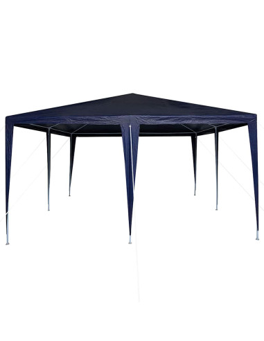 Tenda Party Blu 400 x 400 x 266 cm Polietilene e Acciaio