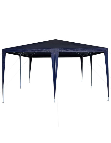 Tenda Party Blu 400 x 400 x 266 cm Polietilene e Acciaio