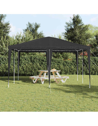 Tenda Party Antracite 400 x 400 x 266 cm Polietilene e Acciaio