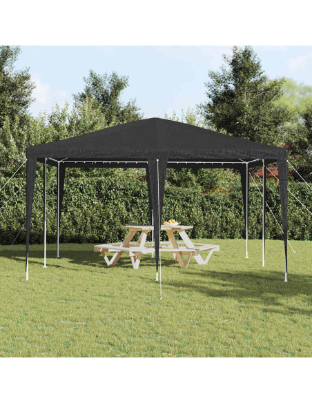 Tenda Party Antracite 400 x 400 x 266 cm Polietilene e Acciaio
