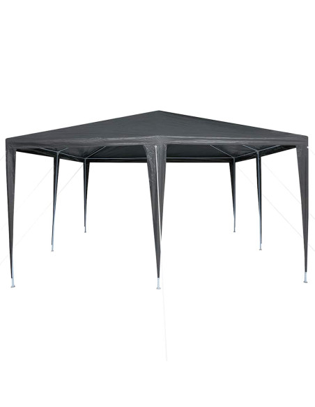 Tenda Party Antracite 400 x 400 x 266 cm Polietilene e Acciaio