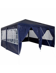 Tenda Party Blu 400 x 400 x 266 cm Polietilene 2