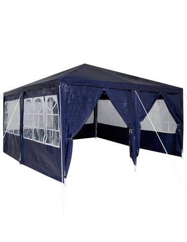 Tenda Party Blu 400 x 400 x 266 cm Polietilene