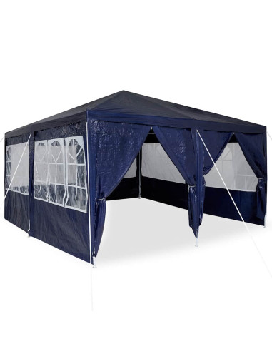 Tenda Party Blu 400 x 400 x 266 cm Polietilene