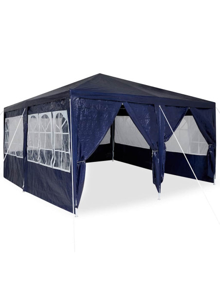 Tenda Party Blu 400 x 400 x 266 cm Polietilene